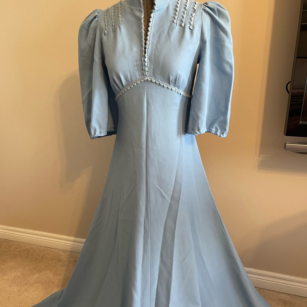 Powder Blue vintage dress